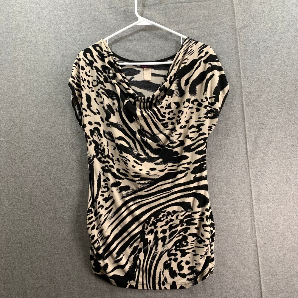 Agenda Shirt Women Small Short Sleeve Casual Shirt Ladies